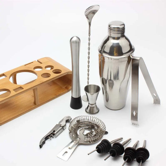 Shake Up Your Cocktail Game with the BarBlend 12-Piece Cocktail Shaker Set