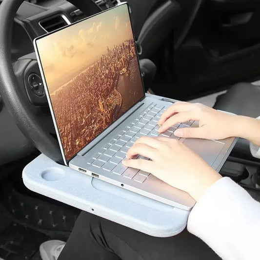 Discover the Ultimate Convenience with the Car Portable Dining Table Steering Wheel Tray