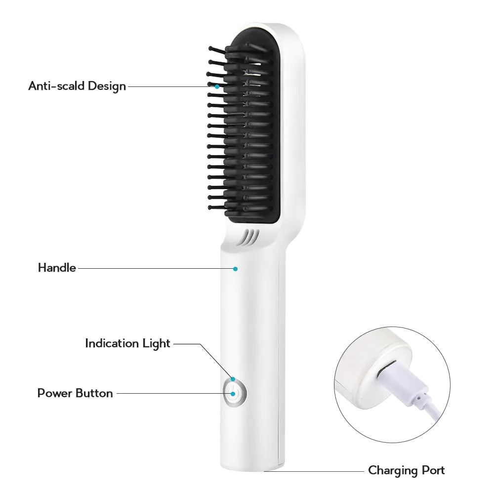 Discover the Magic of Salon-Quality Hair with the Ceramic Electric Hair Brush