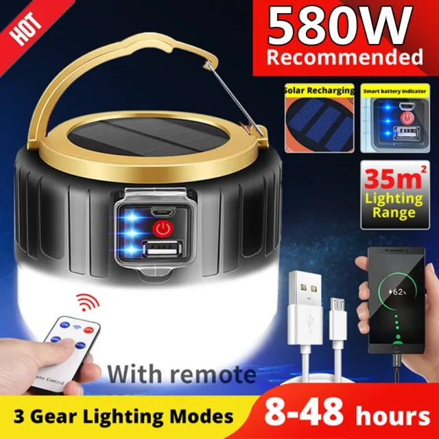 Solar Powered Camping Lights