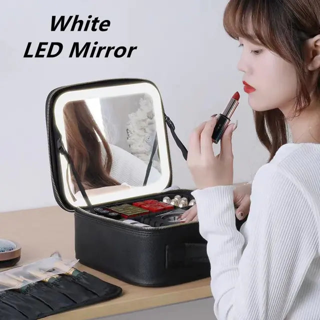 LED Light Cosmetic Bag