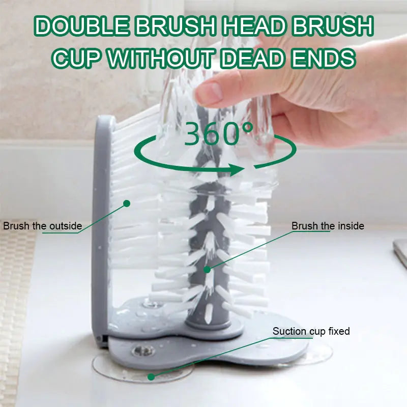 Bottle scrubber tool