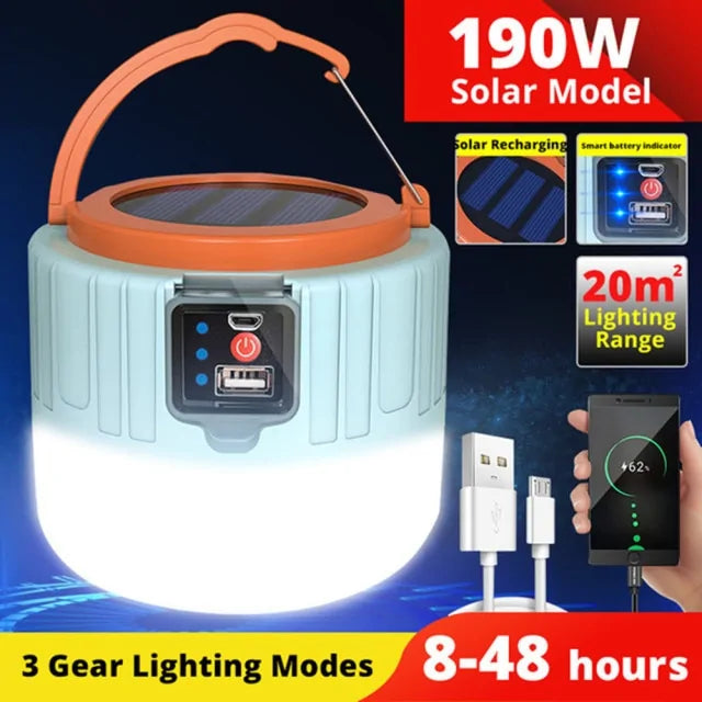 Solar Powered Camping Lights