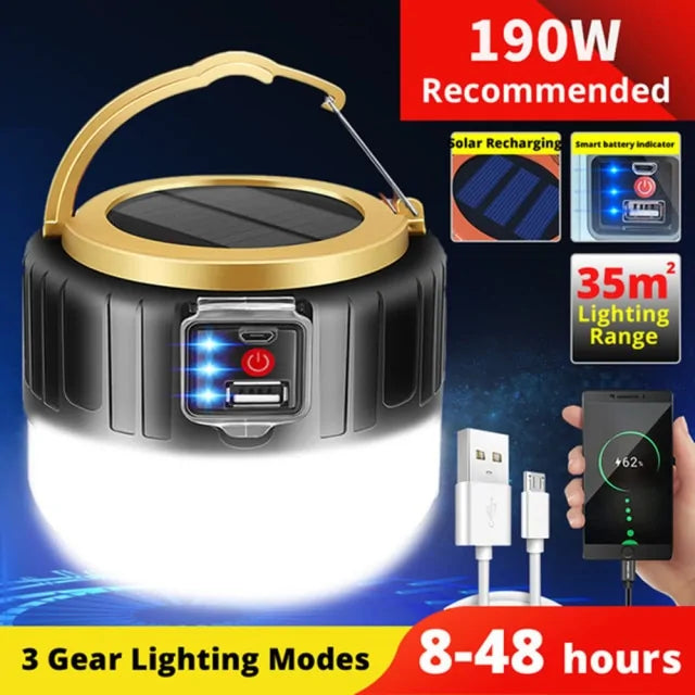 Solar Powered Camping Lights